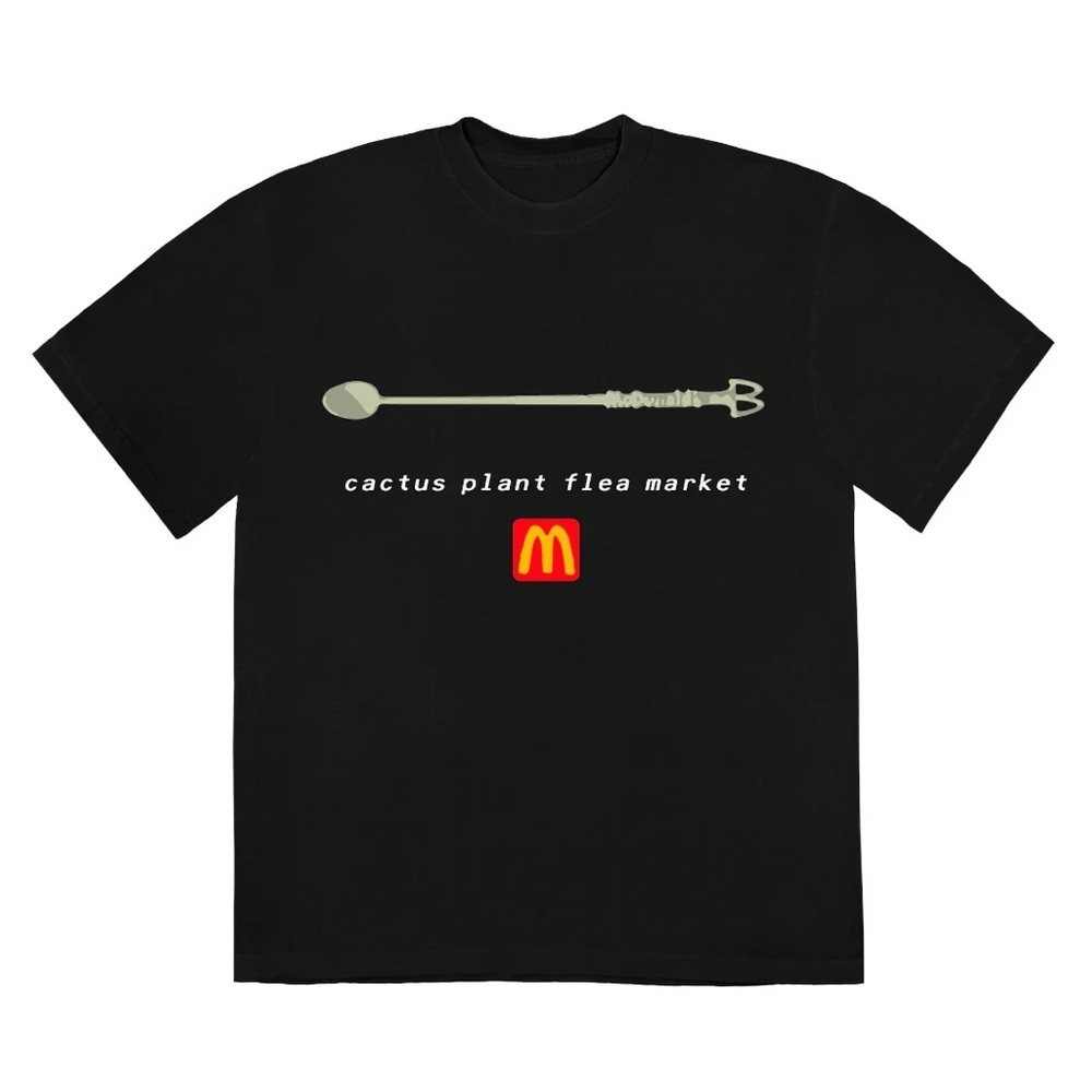 Cactus Plant Flea Market X McDonald's Coffee Stirrer T-Shirt - XXL